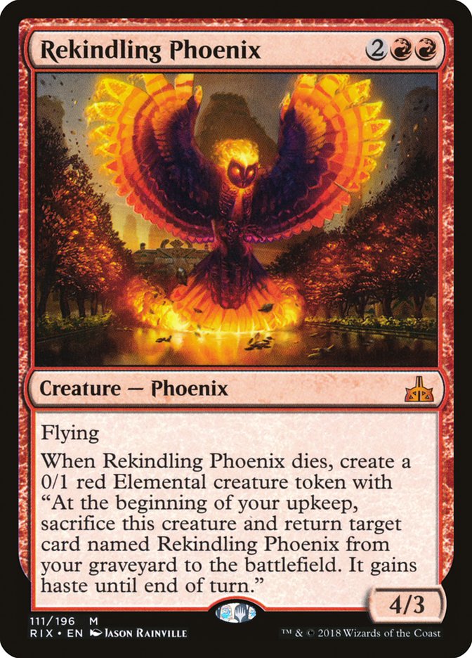 Rekindling Phoenix [Rivals of Ixalan] | Impulse Games and Hobbies