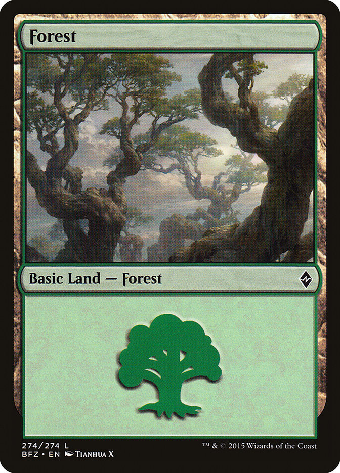 Forest [Battle for Zendikar] | Impulse Games and Hobbies