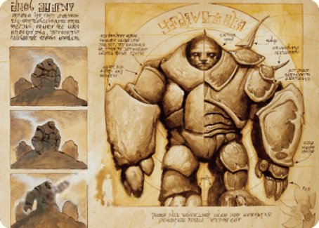 Precursor Golem Art Card [The Brothers' War Art Series] | Impulse Games and Hobbies