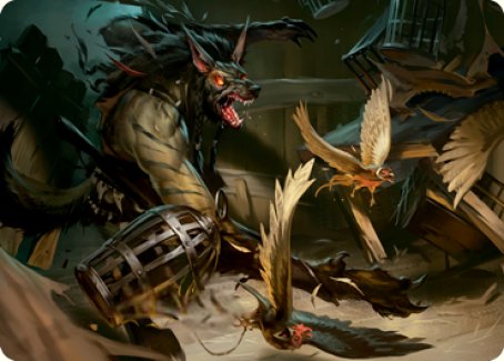 Wing Shredder Art Card [Innistrad: Midnight Hunt Art Series] | Impulse Games and Hobbies