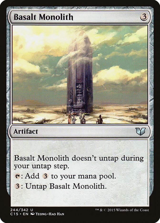 Basalt Monolith [Commander 2015] | Impulse Games and Hobbies