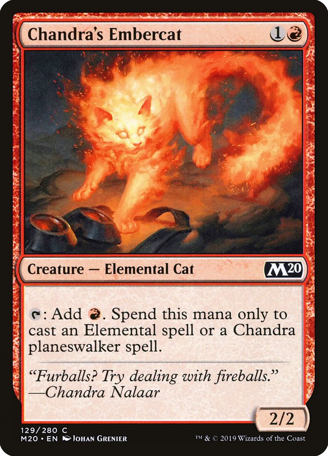 Chandra's Embercat [Core Set 2020] | Impulse Games and Hobbies