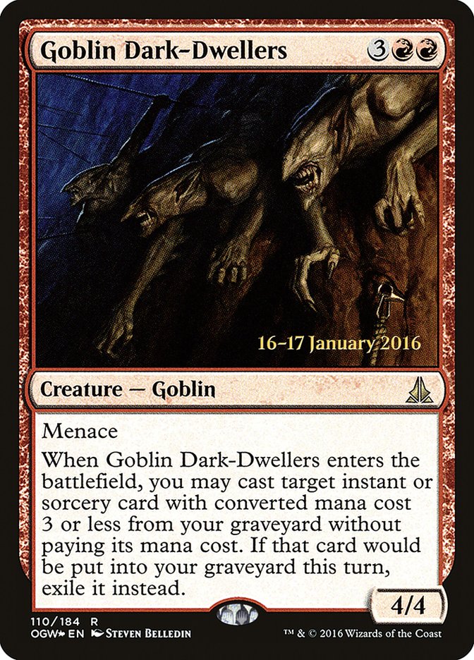 Goblin Dark-Dwellers [Oath of the Gatewatch Prerelease Promos] | Impulse Games and Hobbies