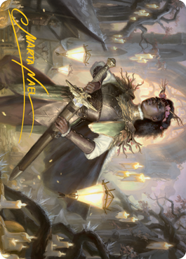 Sungold Sentinel Art Card (Gold-Stamped Signature) [Innistrad: Midnight Hunt Art Series] | Impulse Games and Hobbies