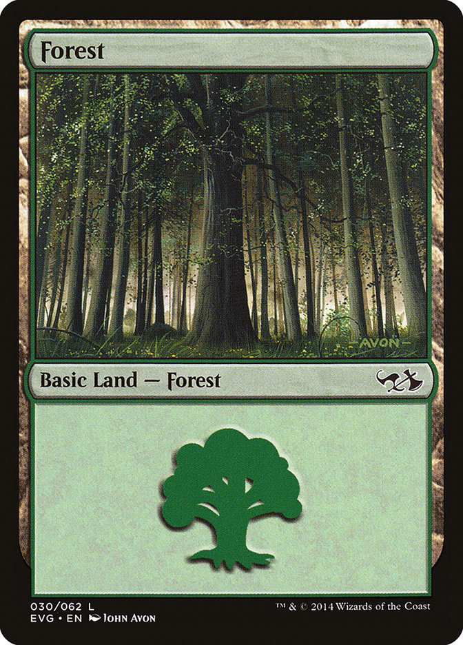 Forest (30) (Elves vs. Goblins) [Duel Decks Anthology] | Impulse Games and Hobbies