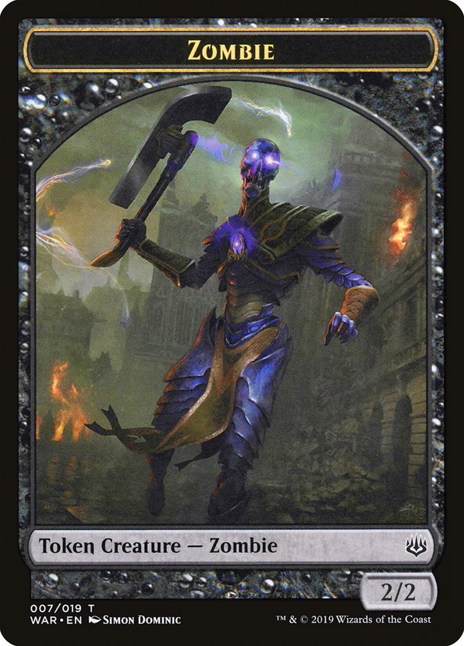 Zombie Token [War of the Spark Tokens] | Impulse Games and Hobbies