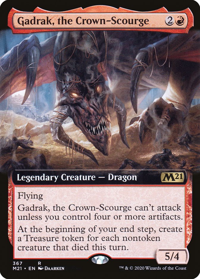 Gadrak, the Crown-Scourge (Extended Art) [Core Set 2021] | Impulse Games and Hobbies