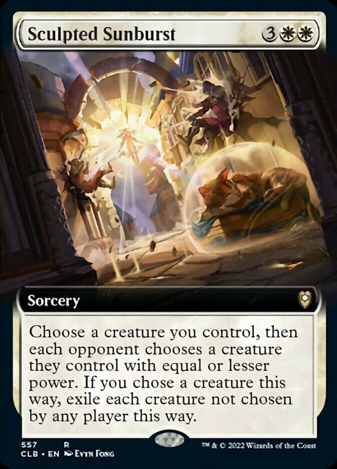 Sculpted Sunburst (Extended Art) [Commander Legends: Battle for Baldur's Gate] | Impulse Games and Hobbies