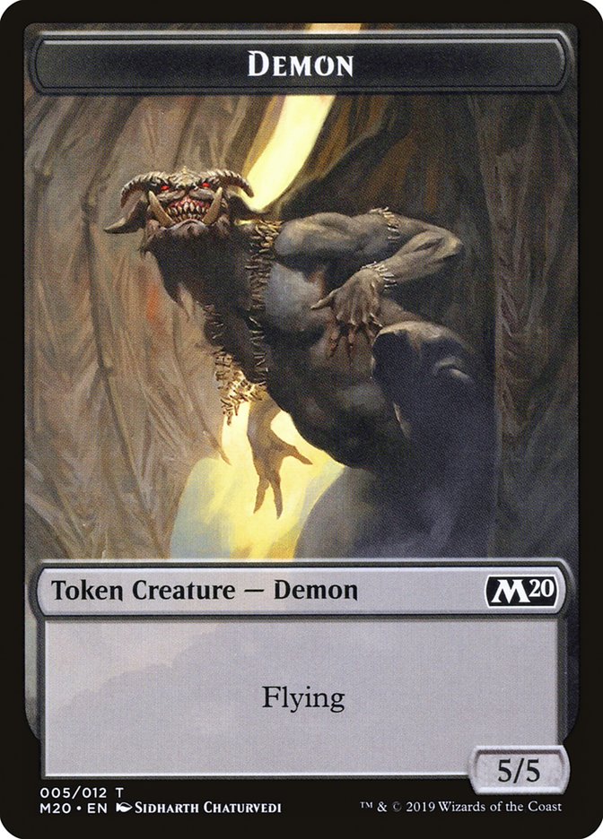 Demon Token [Core Set 2020 Tokens] | Impulse Games and Hobbies