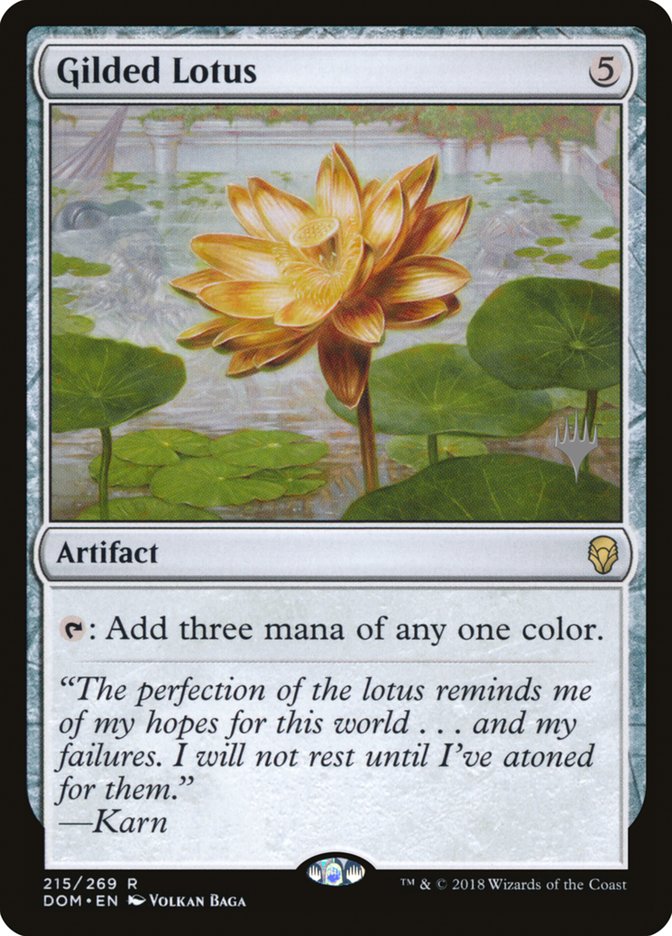 Gilded Lotus (Promo Pack) [Dominaria Promos] | Impulse Games and Hobbies