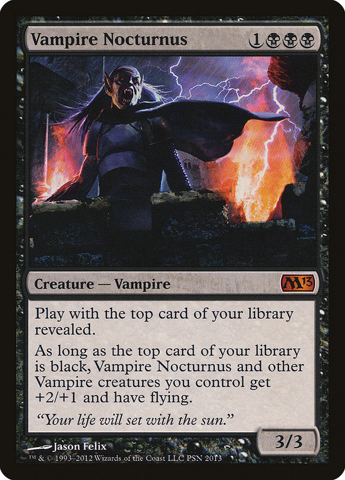 Vampire Nocturnus (Duels of the Planeswalkers Promos) [Duels of the Planeswalkers Promos 2012] | Impulse Games and Hobbies