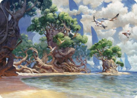 Yavimaya Coast Art Card [Dominaria United Art Series] | Impulse Games and Hobbies