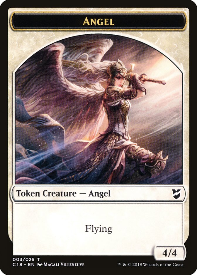 Manifest // Angel Double-Sided Token [Commander 2018 Tokens] | Impulse Games and Hobbies
