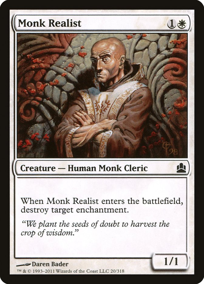 Monk Realist [Commander 2011] | Impulse Games and Hobbies