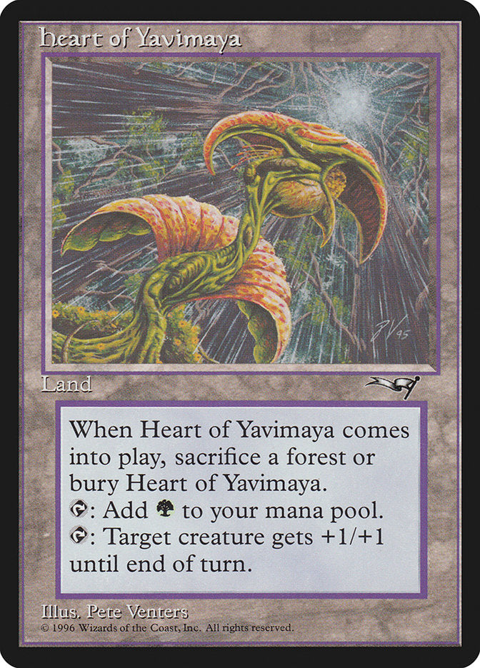 Heart of Yavimaya [Alliances] | Impulse Games and Hobbies