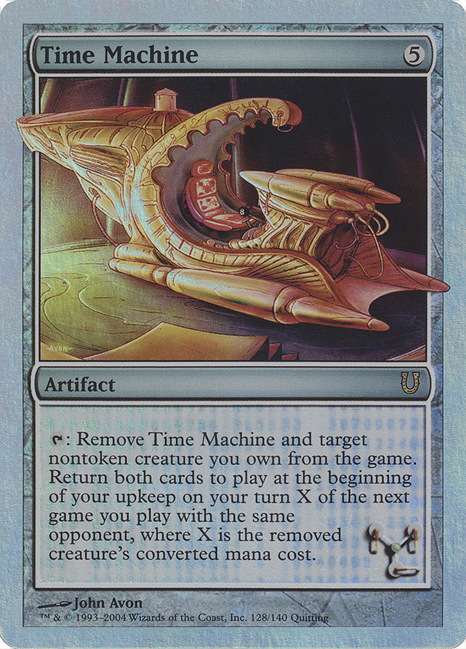 Time Machine (Alternate Foil) [Unhinged] | Impulse Games and Hobbies