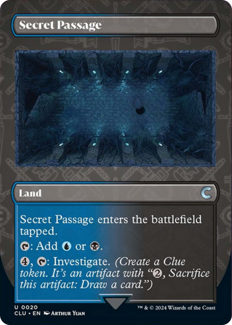 Secret Passage (Borderless) [Ravnica: Clue Edition] | Impulse Games and Hobbies