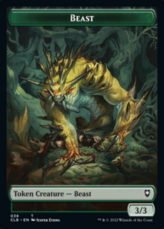 Satyr // Beast Double-sided Token [Commander Legends: Battle for Baldur's Gate Tokens] | Impulse Games and Hobbies