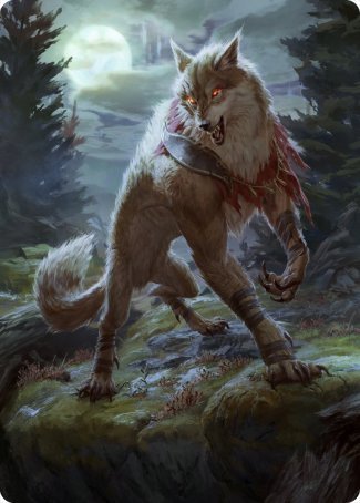 Arlinn, the Moon's Fury 1 Art Card [Innistrad: Midnight Hunt Art Series] | Impulse Games and Hobbies