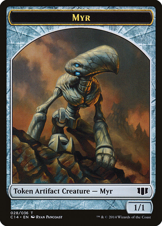 Myr // Pentavite Double-sided Token [Commander 2014 Tokens] | Impulse Games and Hobbies