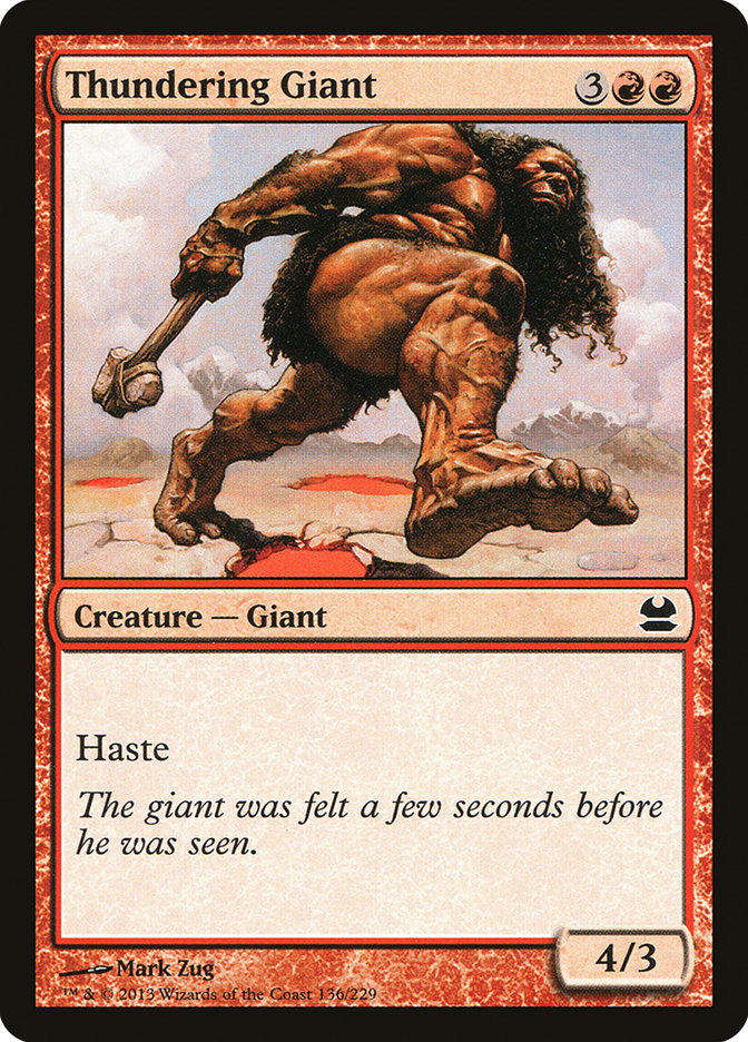 Thundering Giant [Modern Masters] | Impulse Games and Hobbies