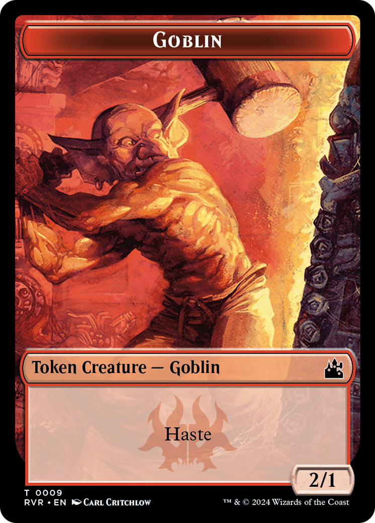 Goblin Token (0009) [Ravnica Remastered Tokens] | Impulse Games and Hobbies