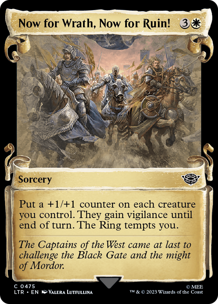Now for Wrath, Now for Ruin! [The Lord of the Rings: Tales of Middle-Earth Showcase Scrolls] | Impulse Games and Hobbies
