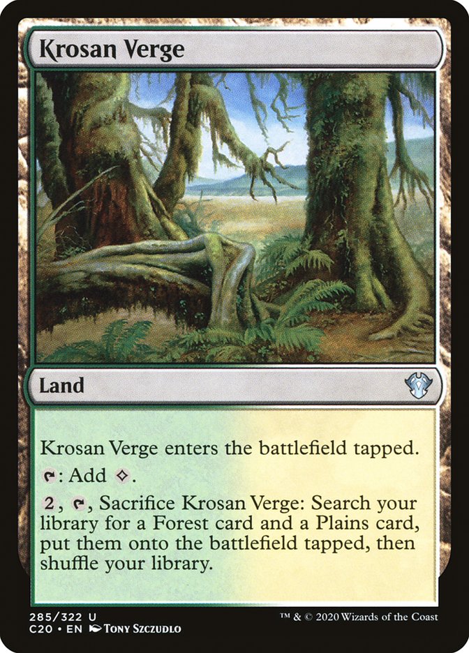 Krosan Verge [Commander 2020] | Impulse Games and Hobbies