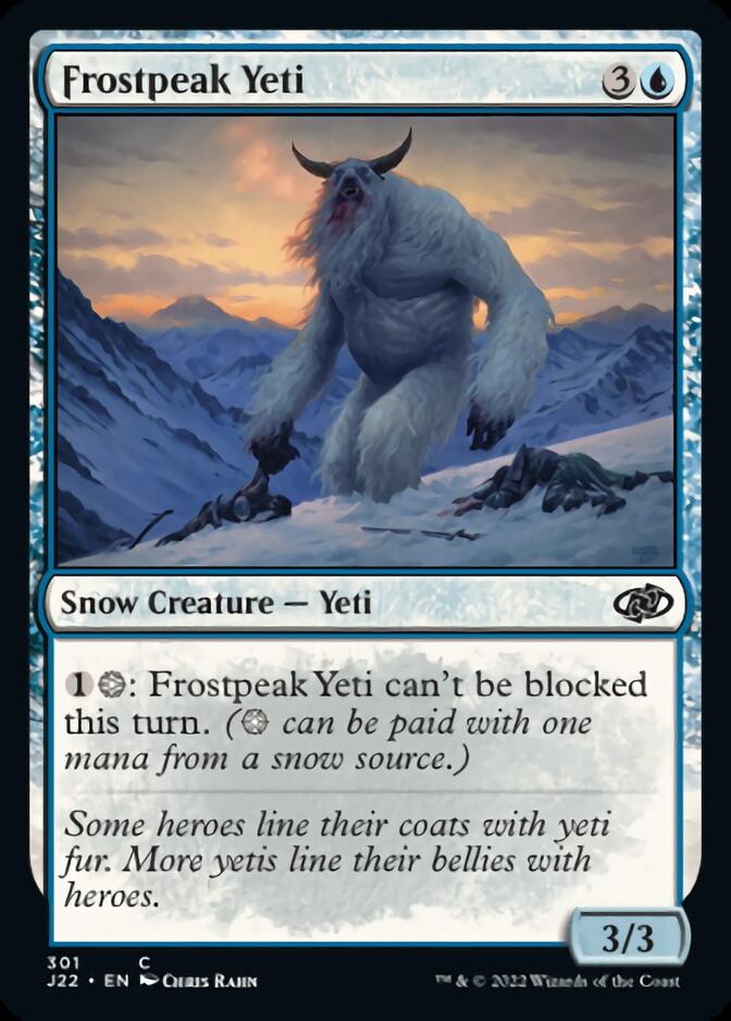 Frostpeak Yeti [Jumpstart 2022] | Impulse Games and Hobbies