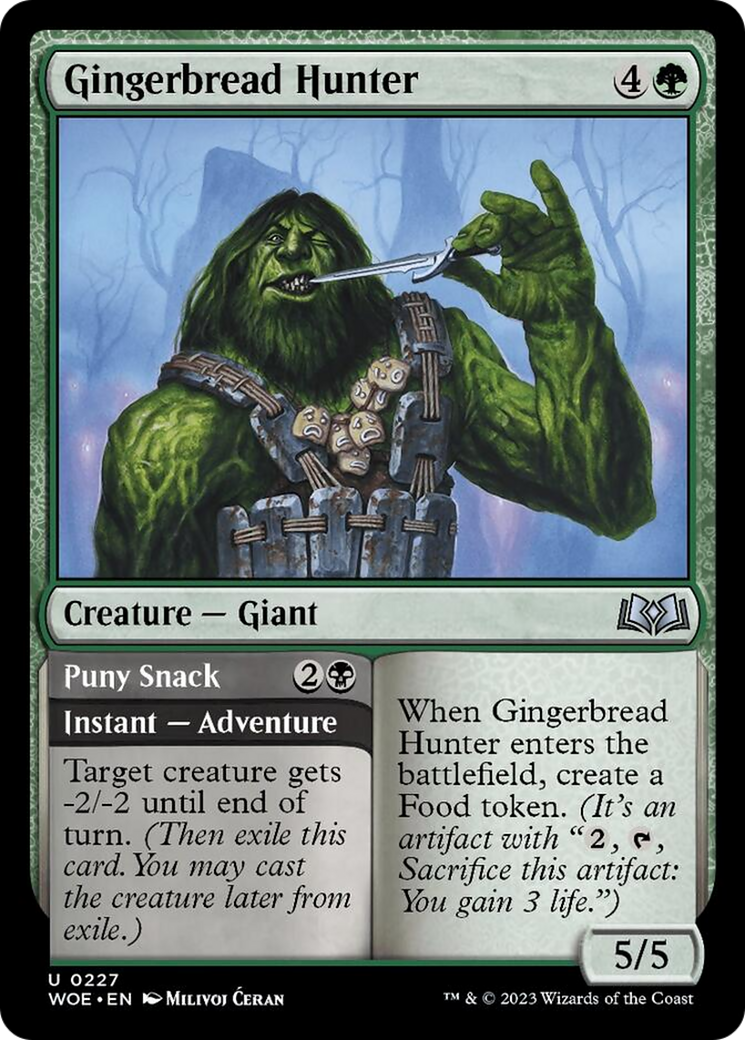 Gingerbread Hunter // Puny Snack [Wilds of Eldraine] | Impulse Games and Hobbies