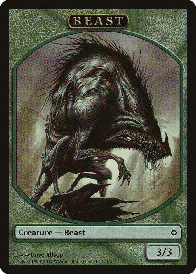 Beast Token [New Phyrexia Tokens] | Impulse Games and Hobbies