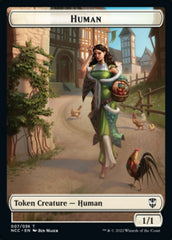 Eldrazi Spawn // Human Double-sided Token [Streets of New Capenna Commander Tokens] | Impulse Games and Hobbies