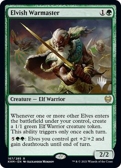 Elvish Warmaster [Kaldheim Promo Pack] | Impulse Games and Hobbies