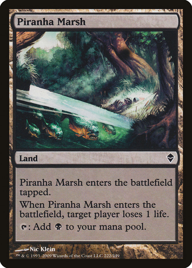 Piranha Marsh [Zendikar] | Impulse Games and Hobbies