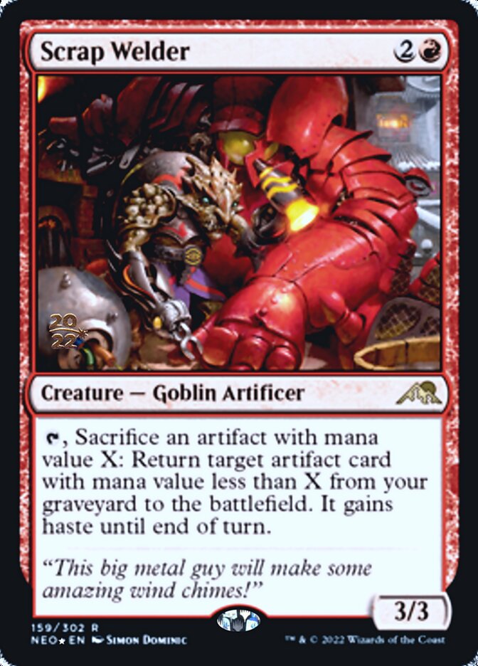 Scrap Welder [Kamigawa: Neon Dynasty Prerelease Promos] | Impulse Games and Hobbies