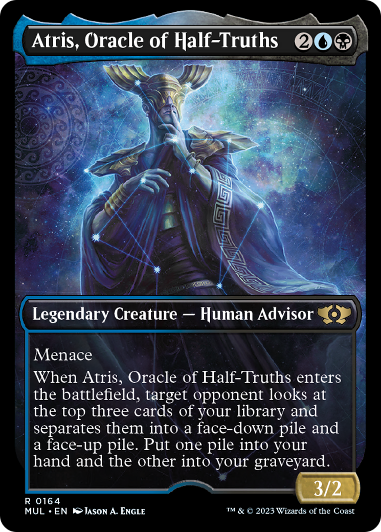 Atris, Oracle of Half-Truths (Halo Foil) [Multiverse Legends] | Impulse Games and Hobbies