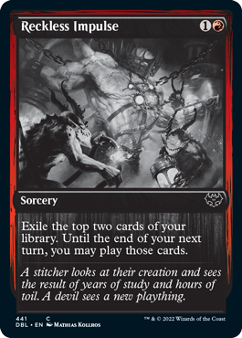 Reckless Impulse [Innistrad: Double Feature] | Impulse Games and Hobbies