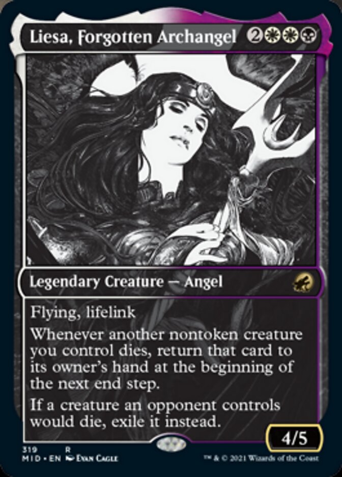 Liesa, Forgotten Archangel (Showcase Eternal Night) [Innistrad: Midnight Hunt] | Impulse Games and Hobbies