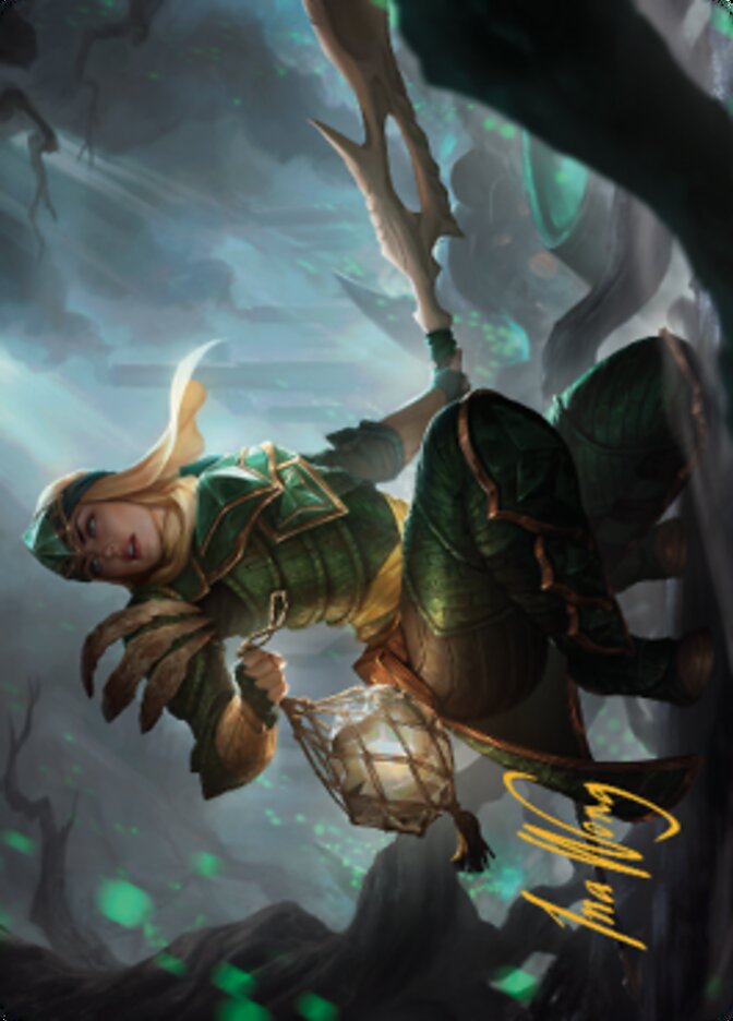Argothian Opportunist Art Card (Gold-Stamped Signature) [The Brothers' War Art Series] | Impulse Games and Hobbies