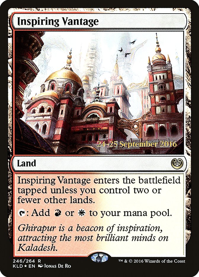 Inspiring Vantage  [Kaladesh Prerelease Promos] | Impulse Games and Hobbies