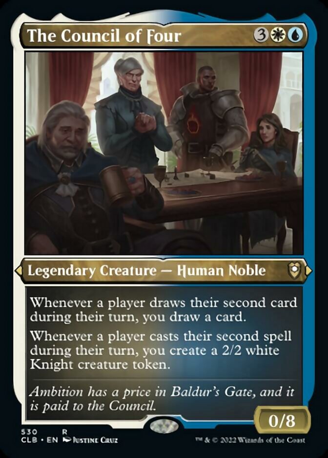 The Council of Four (Foil Etched) [Commander Legends: Battle for Baldur's Gate] | Impulse Games and Hobbies