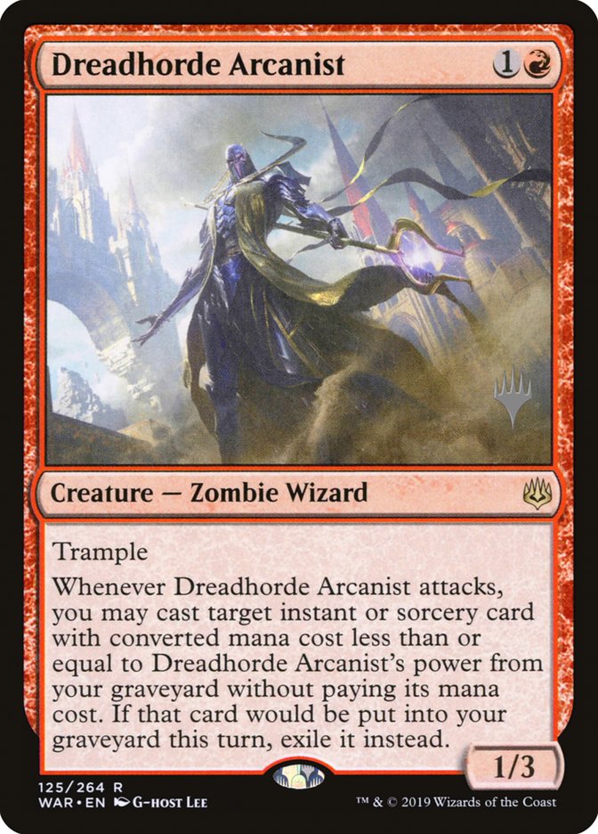 Dreadhorde Arcanist (Promo Pack) [War of the Spark Promos] | Impulse Games and Hobbies