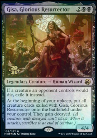 Gisa, Glorious Resurrector [Innistrad: Midnight Hunt Prerelease Promos] | Impulse Games and Hobbies