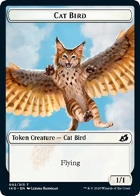 Cat Bird // Human Soldier (004) Double-sided Token [Ikoria: Lair of Behemoths Tokens] | Impulse Games and Hobbies