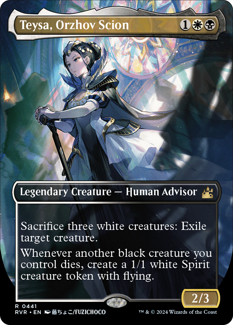 Teysa, Orzhov Scion (Anime Borderless) [Ravnica Remastered] | Impulse Games and Hobbies