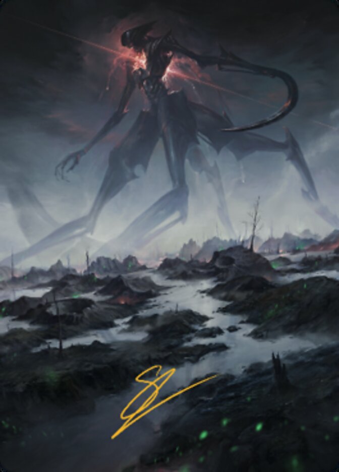 Swamp (1) Art Card (Gold-Stamped Signature) [The Brothers' War Art Series] | Impulse Games and Hobbies