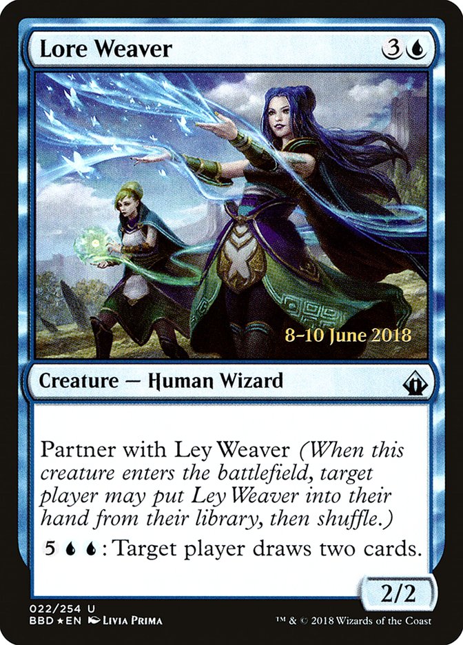 Lore Weaver [Battlebond Prerelease Promos] | Impulse Games and Hobbies