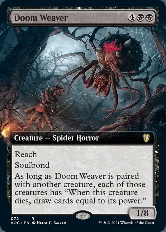 Doom Weaver (Extended) [Innistrad: Crimson Vow Commander] | Impulse Games and Hobbies