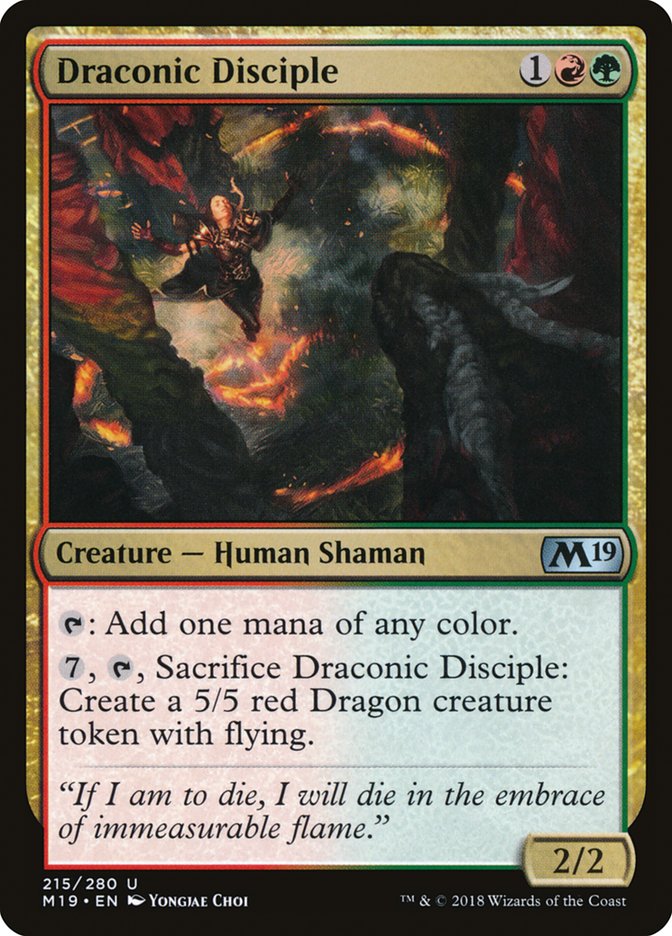 Draconic Disciple [Core Set 2019] | Impulse Games and Hobbies