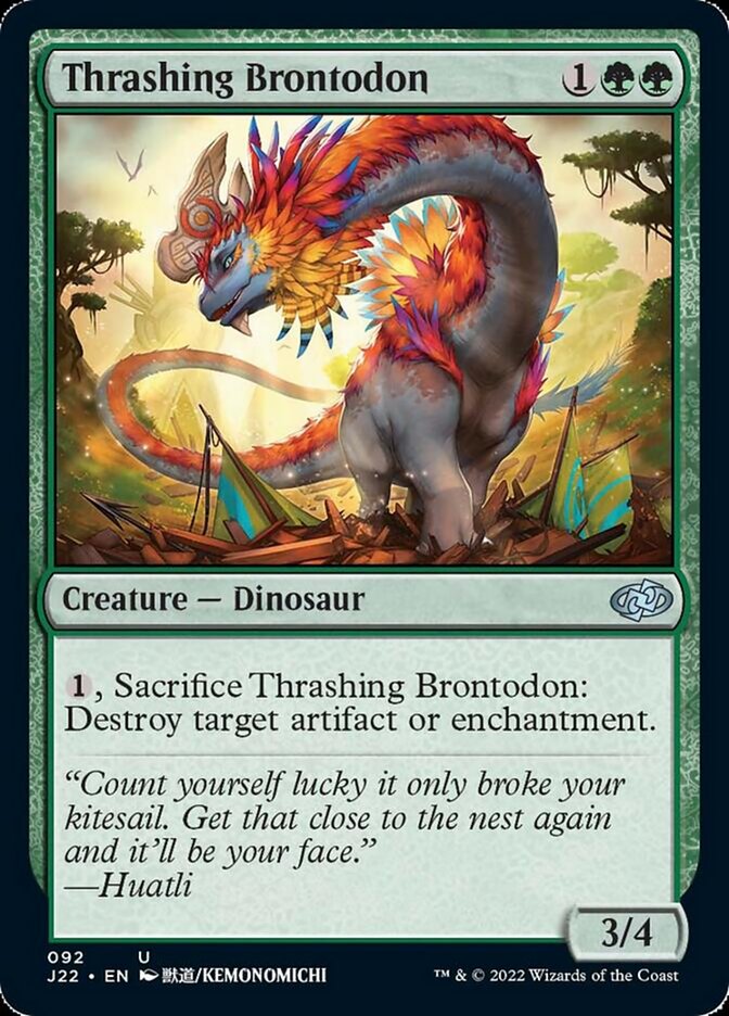 Thrashing Brontodon [Jumpstart 2022] | Impulse Games and Hobbies